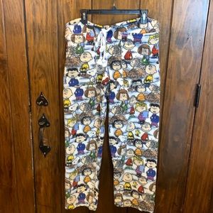 Peanut fuzzy pyjama lounge pant